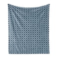thumbnail image 1 of Traditional Soft Flannel Fleece Throw Blanket, Abstract Portuguese Mosaic Azulejo Tiles Spanish Cultural Heritage, Cozy Plush for Indoor and Outdoor Use, 70" x 90", Multicolor, by Ambesonne, 1 of 5
