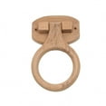 thumbnail image 1 of Traditional Solid Teak Heavy Duty Towel Ring, 1 of 4