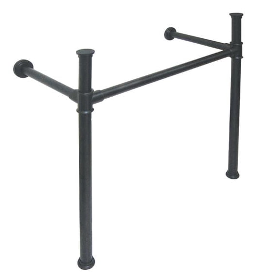 Traditional Stainless Steel Leg - Matte Black
