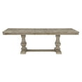 thumbnail image 1 of Traditional Style Dining Table with Extension Leaf Brownish Gray Finish Wooden Dining Kitchen Furniture 1pc, 1 of 5