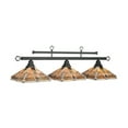thumbnail image 1 of Traditional Style Melbourne 3-Light Billiard Light - Matte Black, 1 of 1