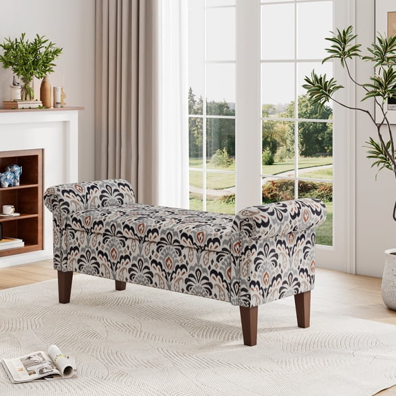 Traditional Style - Rolled Arms & Nailhead Trim - Relaxing Spot - Firm Support up to 300 lbs