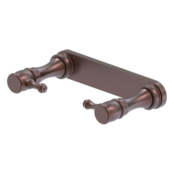 Traditional Style Rollerless Toilet Tissue Holder - Antique Copper