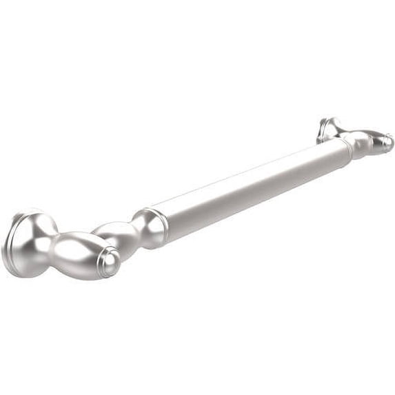 Traditional Style Smooth Grab Bar - Satin Chrome / 32 Inch