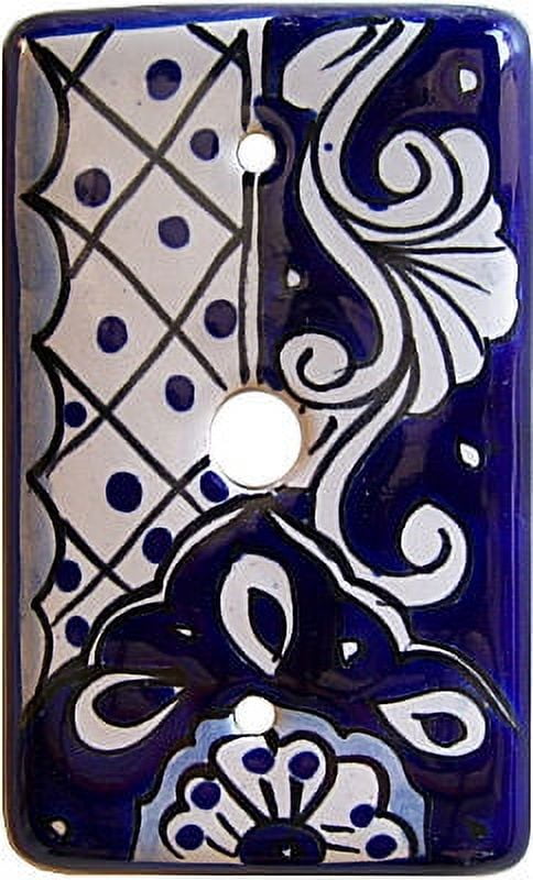 Traditional Talavera TV Cable Plate - Walmart.com