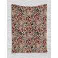 thumbnail image 1 of Traditional Tapestry, Ethnic Eastern Blossom Spiral Petals Folk Victorian Vintage Colorful Foliage, Wall Hanging for Bedroom Living Room Dorm Decor, 60W X 80L Inches, Multicolor, by Ambesonne, 1 of 2