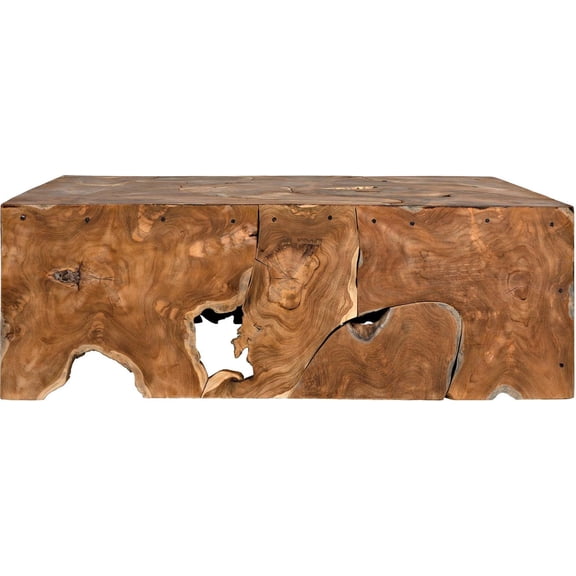 Traditional Teak Coffee Table-Vert Collection