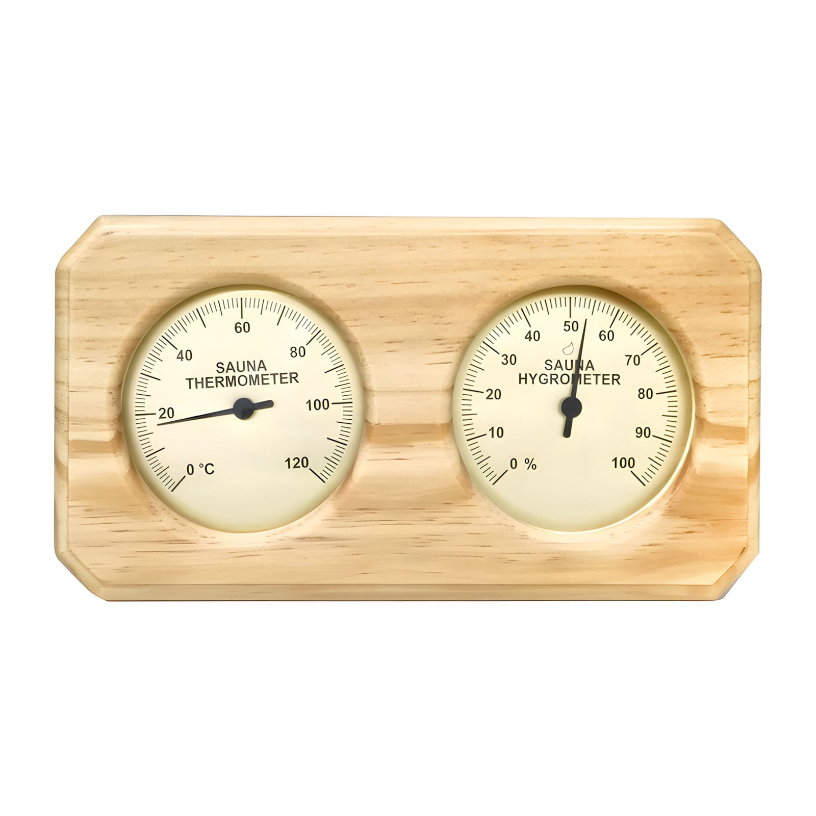 Traditional Temperature And Humidity Tool For Sauna Rooms Clear Reading ...