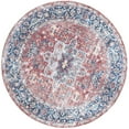 thumbnail image 1 of Traditional Tira Collection Area Rug 7'10" Round - Rust Red, 1 of 5
