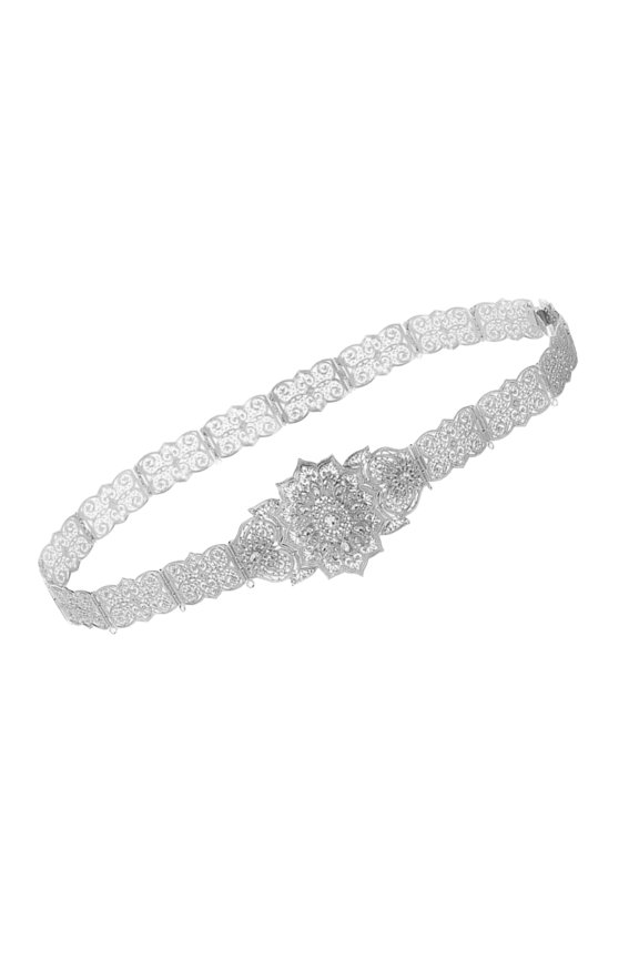 Traditional Waist Belt Russian Caucasus Costume Crystal Belt for Stage Performances Elegant Wedding Costume Waistband