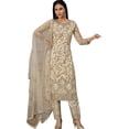 thumbnail image 1 of Traditional Wear Indian Pakistani Designer Sewn Salwar Kameez Trouser Pant Dress ( White, XS - 36 ), 1 of 7