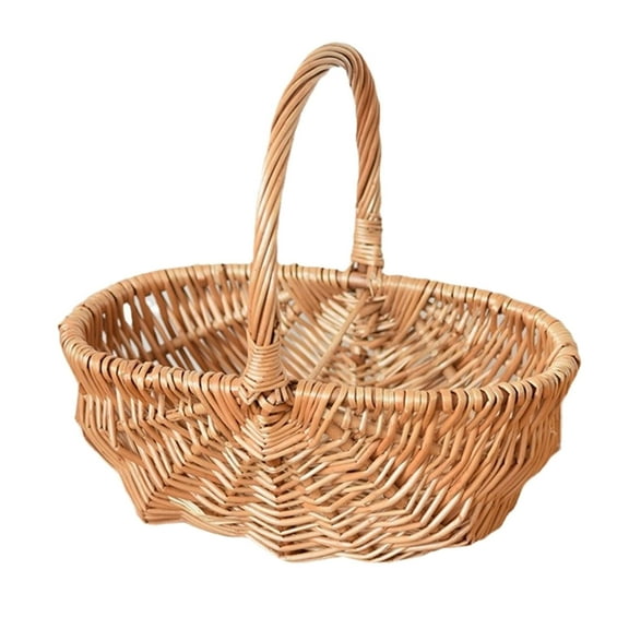 Traditional Wicker Basket Offering Durability And Styles For Everyday Use In Shopping And Outdoor Activities