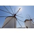 thumbnail image 1 of Traditional Windmills - Chora Mykonos Greece Poster Print by Terence Waeland, 38 x 24 - Large, 1 of 1