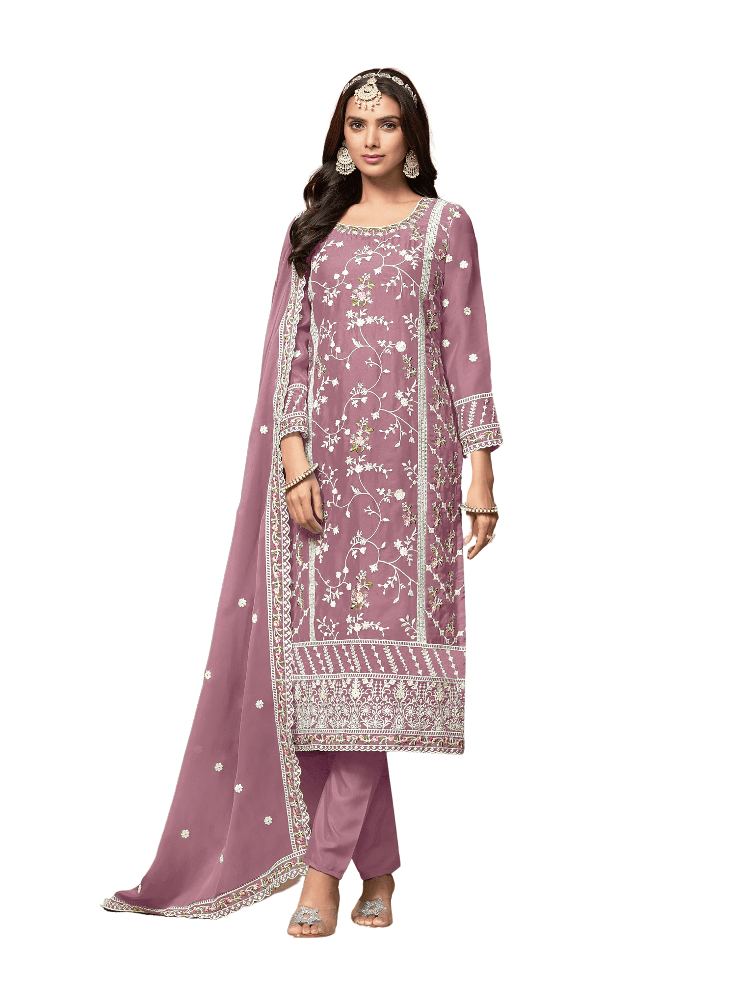 Traditional Women's Wear Designer Kurti Pant Set Indian Party Wear