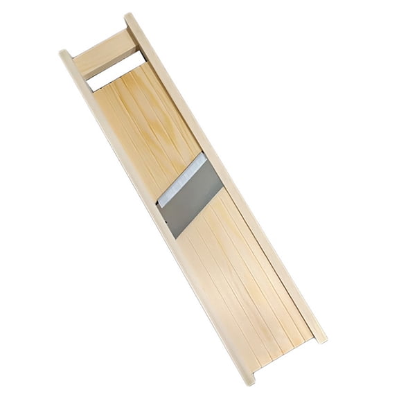 Traditional Wooden Cabbage Shredder Slicer Hand Guard Finely Chopped Durable