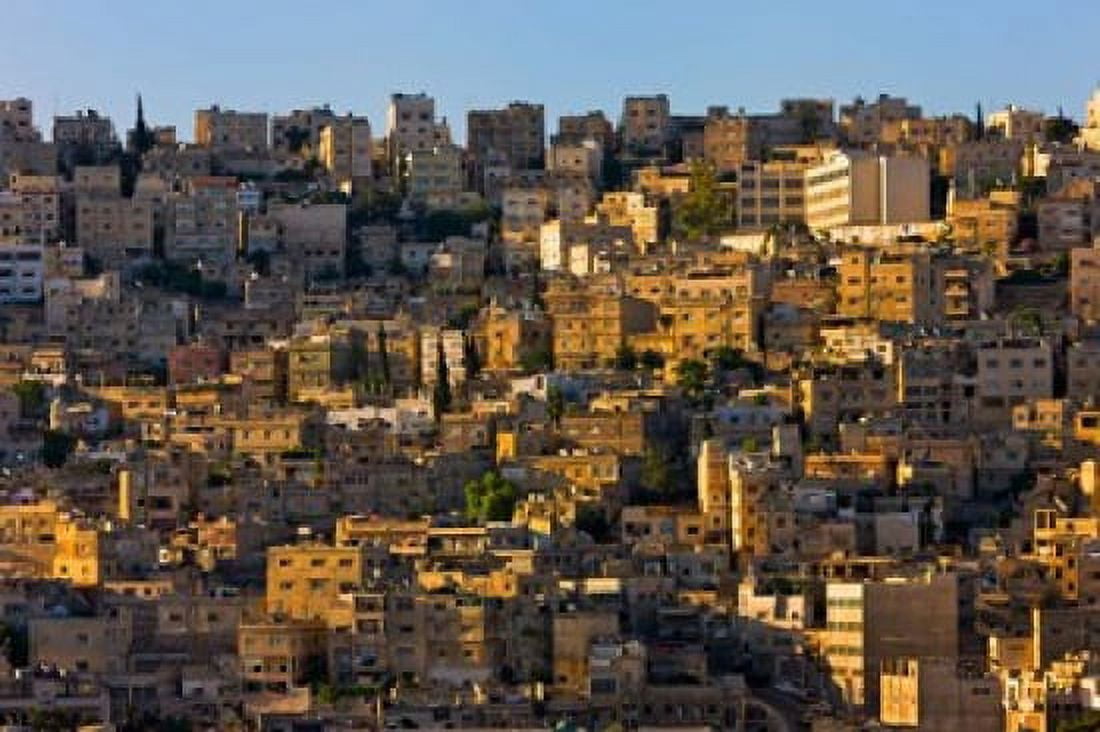 Traditional houses in Amman Jordan Canvas Art - Keren Su DanitaDelimont (24 x 16)