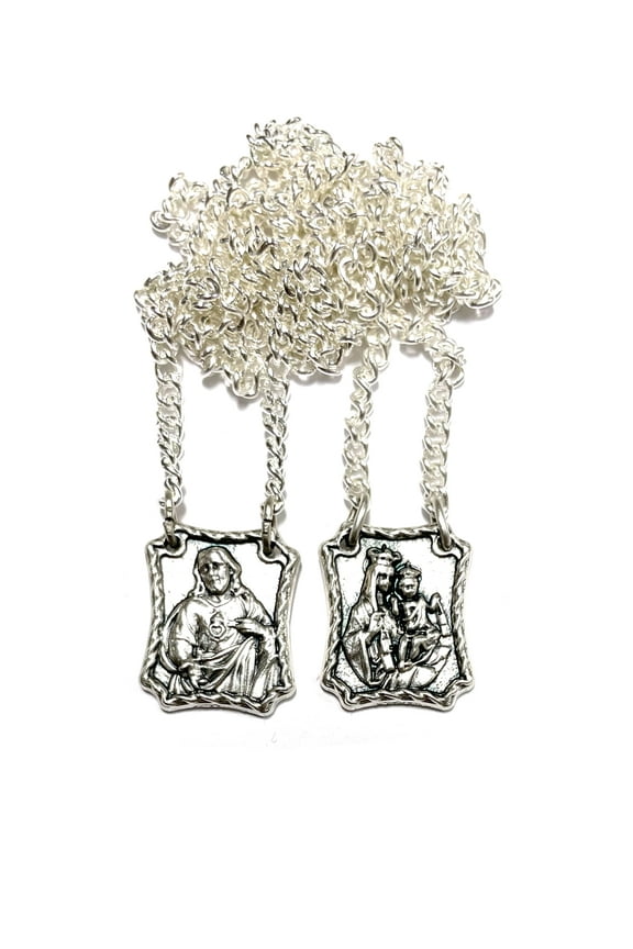 Traditional scapular chain style, Escapulario tradicional estilo cadena