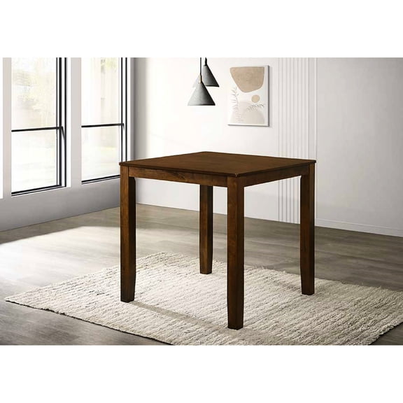 Traditional-style wooden square table - Strong and durable for dining room use