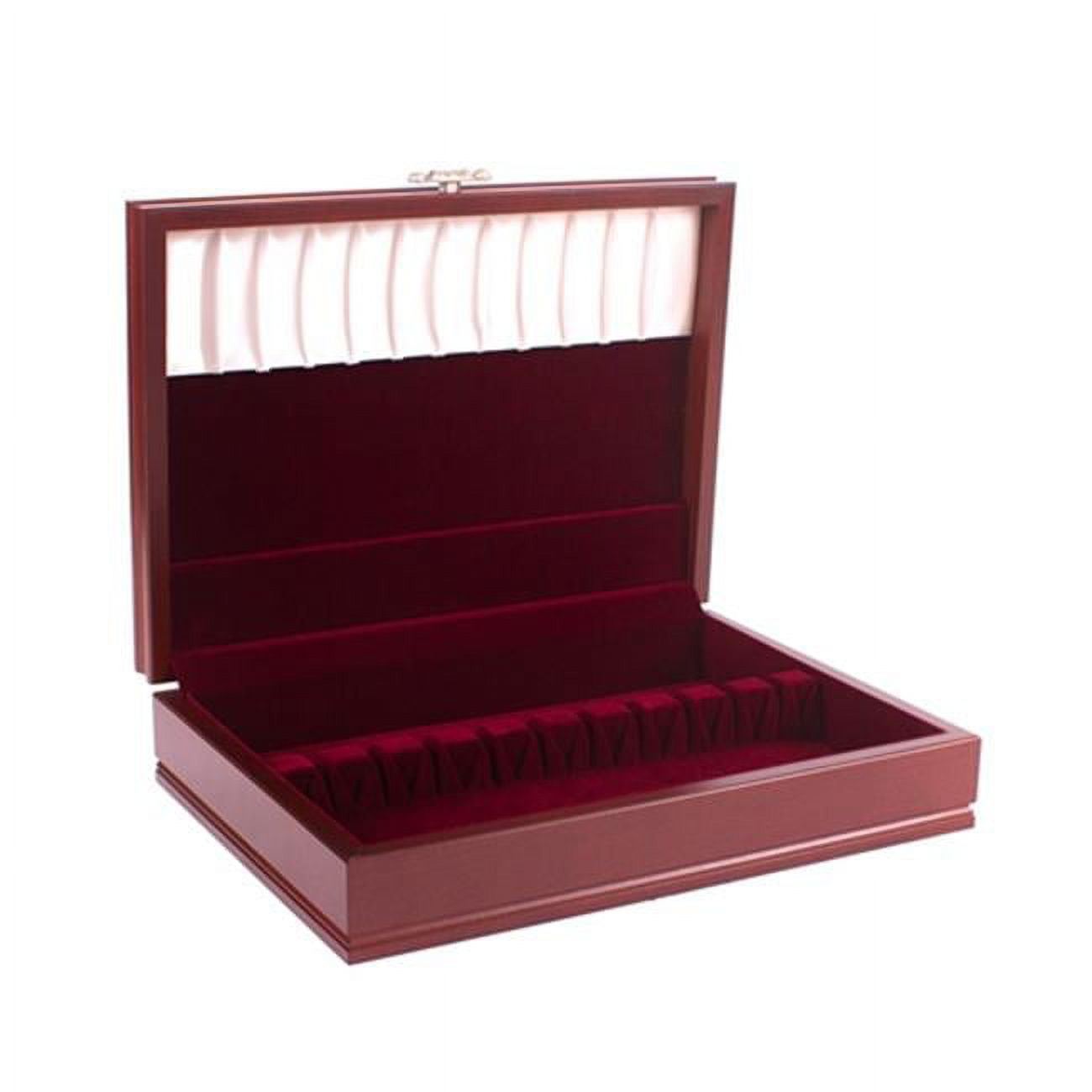 Traditions Flatware Chest, Solid American Cherry Hardwood with Rich