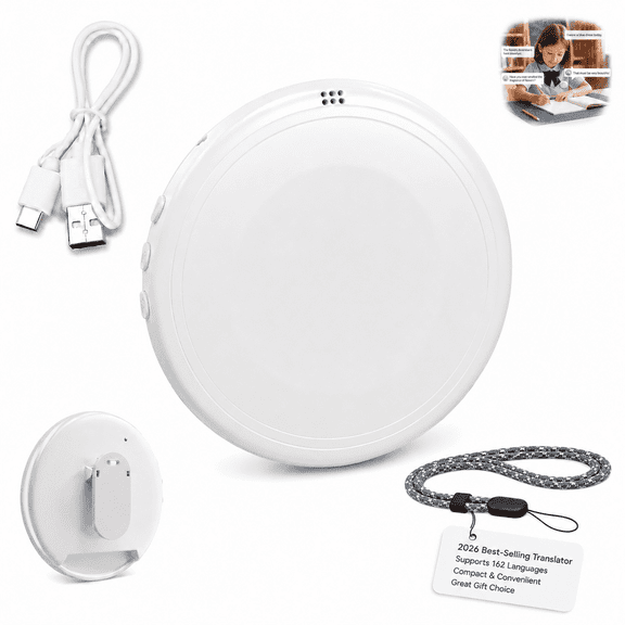 Traductor De Idiomas Portatil Travel Essentialsai Translator Device Language Practice Companion Real-Time Spanish Alessntials Kitboxs Tiempo Office