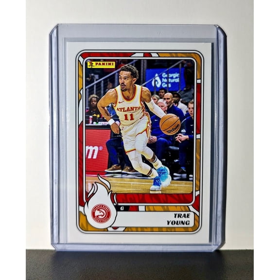 Trae Young 2024-25 Panini NBA #49 Sticker Card Atlanta Hawks
