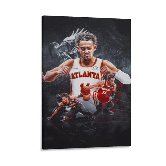 Trae Young Canvas Poster Canvas Wall Art Poster Decorative Bedroom Modern Home Print Picture Artworks Posters 24x36inch(60x90cm)