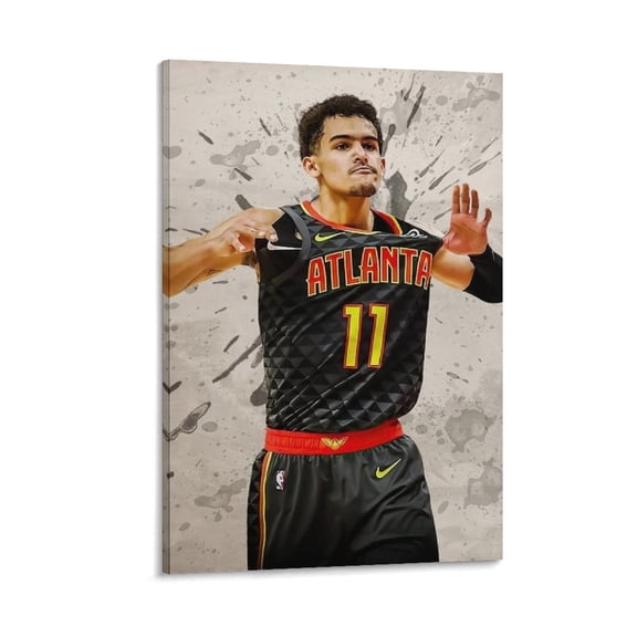 Trae Young Canvas Poster Poster Decorative Painting Canvas Wall Art Living Room Posters Bedroom Painting 16x24inch(40x60cm)