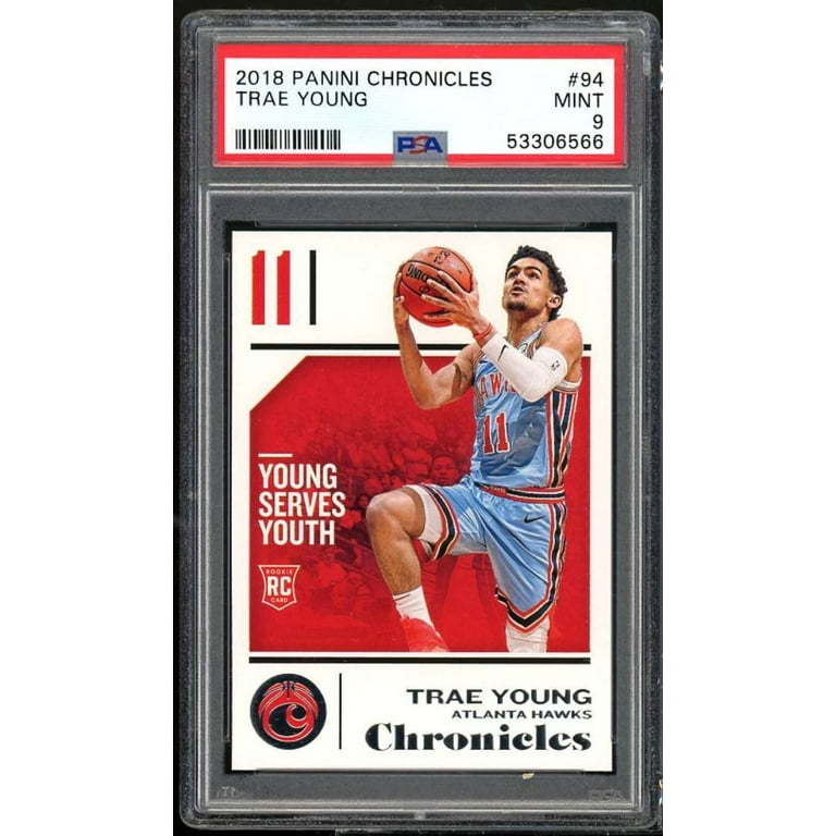 Trae Young Rookie Card 2018-19 Panini Chronicles #94 PSA 9