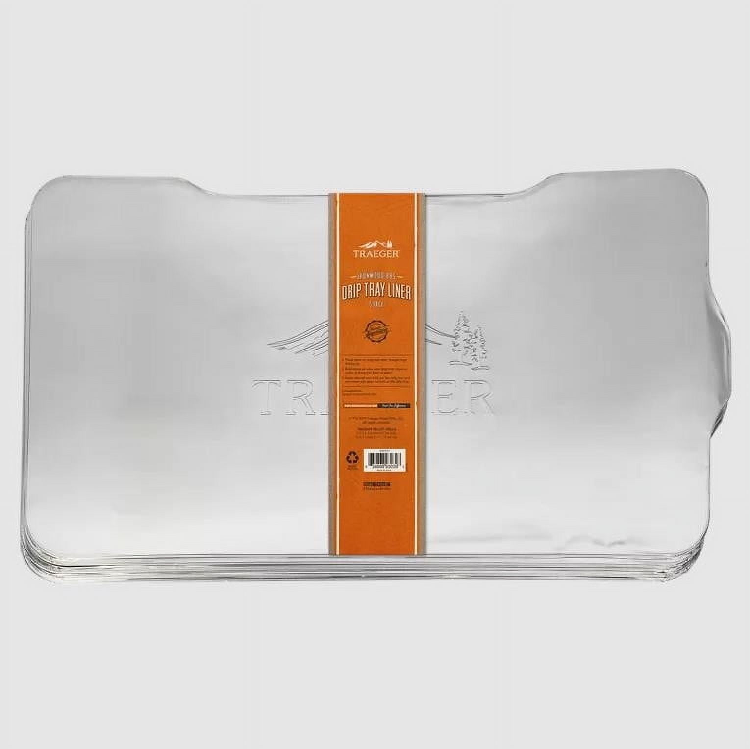 Traeger Aluminum Drip Tray Liner 28.75 in. L X 15.5 in. W For Ironwood 885