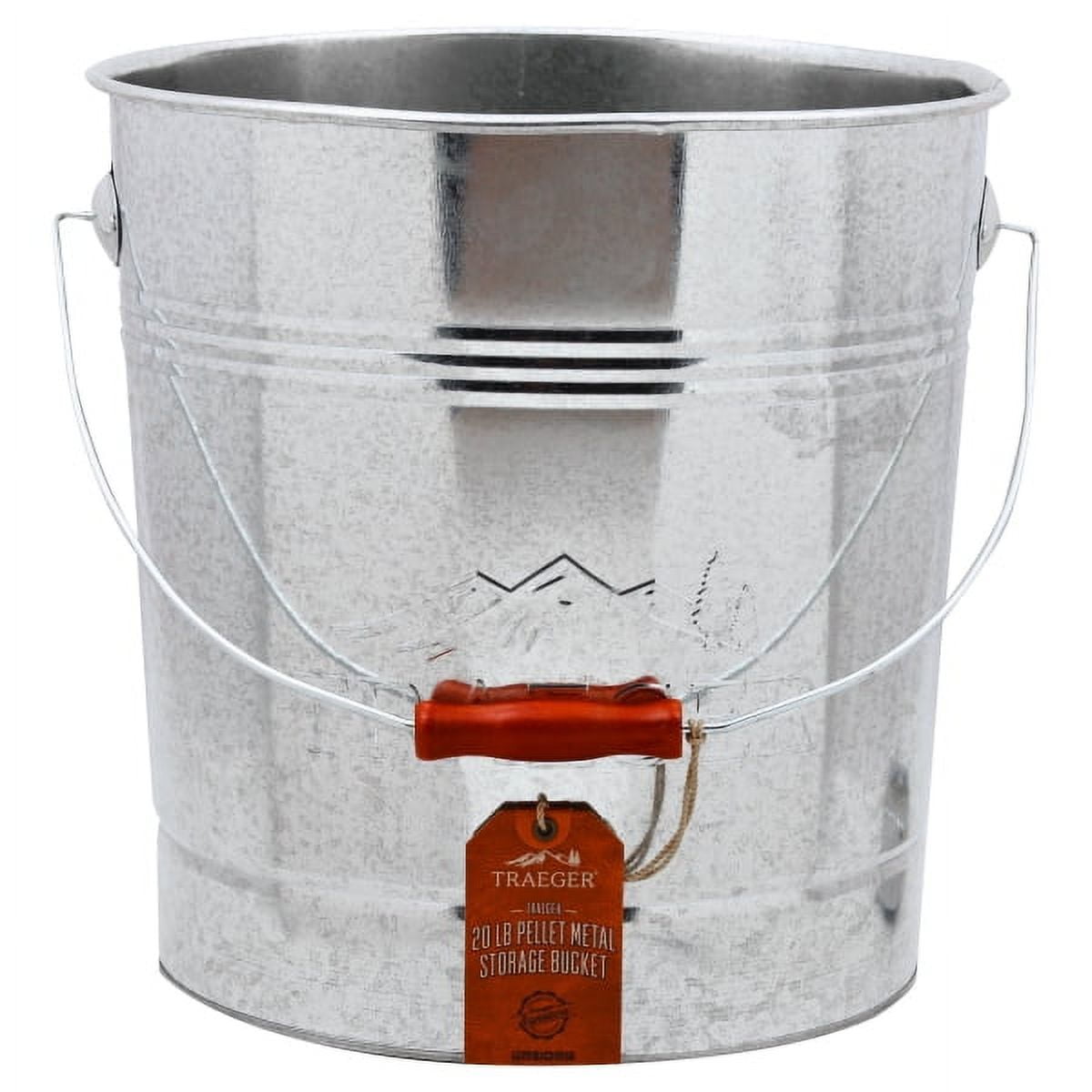 Traeger Pellet Storage - Metal Bucket