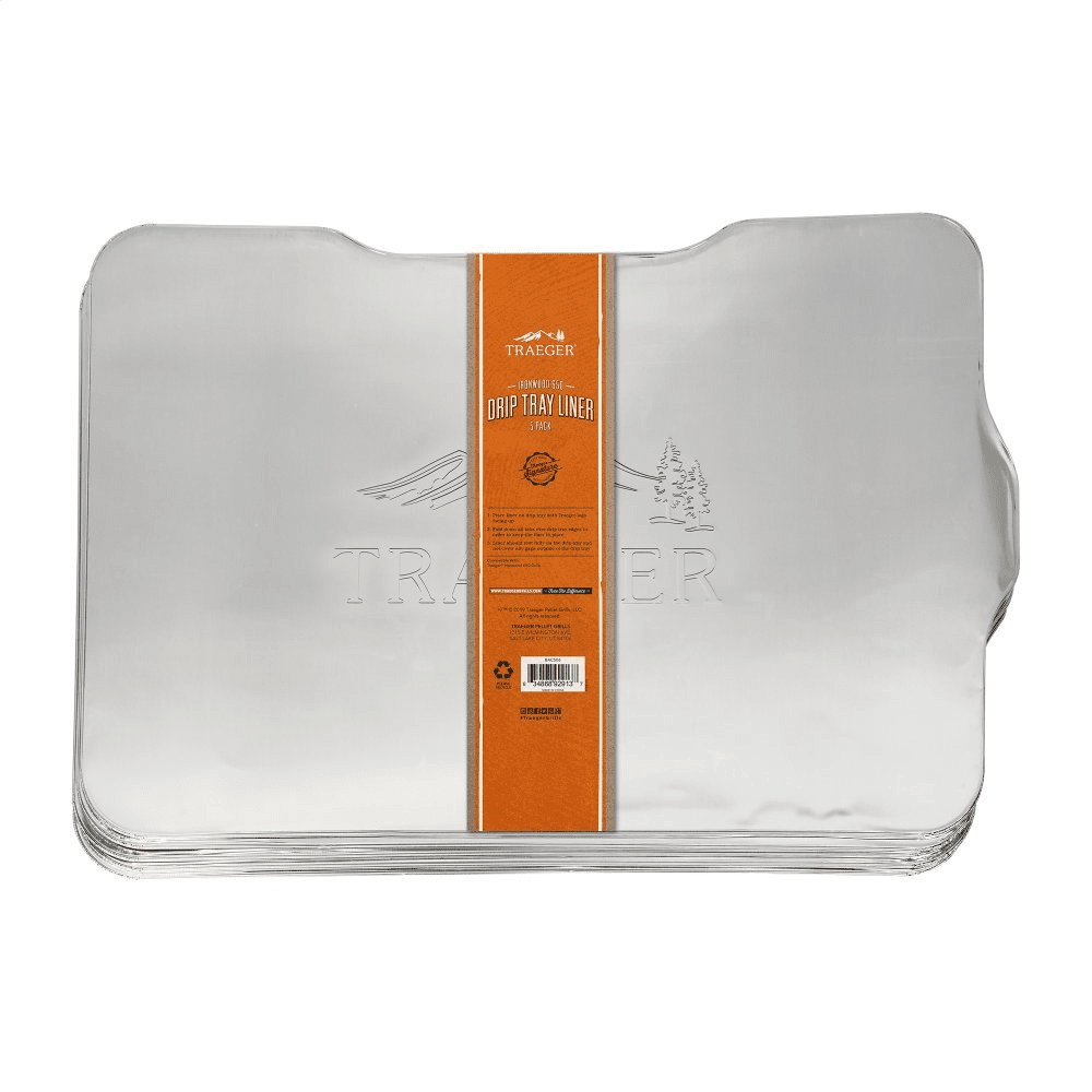 Traeger BAC506 Liner 5 Pack-Ironwood 650 Grill Drip Tray