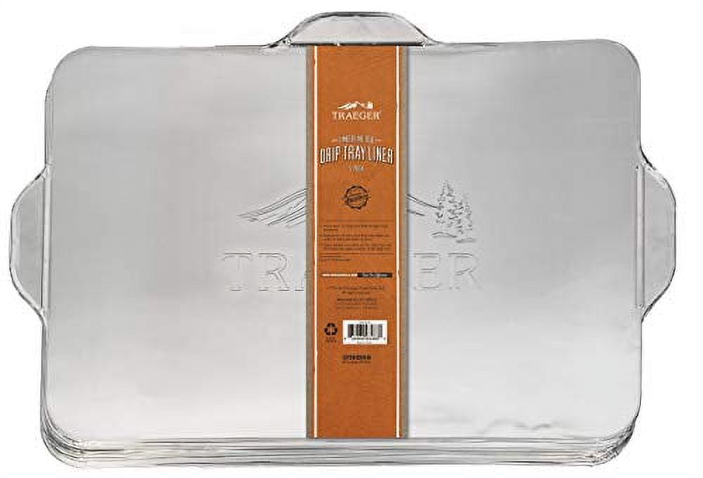 Traeger BAC522 Drip Tray Liner 5Pack for Timberline 850 Wood Pellet