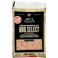 Traeger BBQ Select Premium Hardwood Pellets, 30 lbs