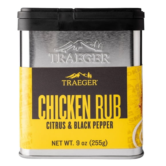 Traeger Grills AF08 SPC170 Chicken Rub with Citrus & Black Pepper 9 Ounce (Pack of 1)