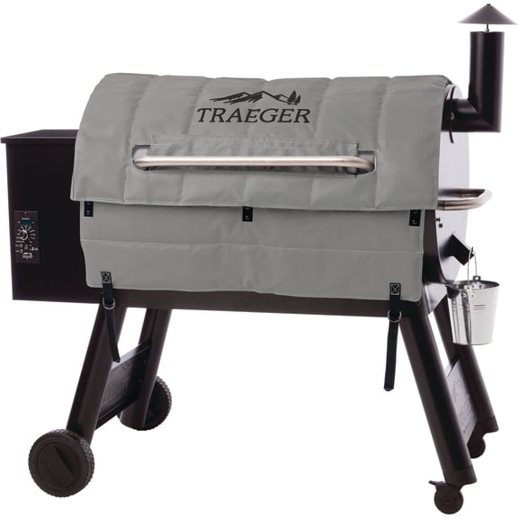 Traeger Pellet Grills Pro 34 Grill Cover - Insulation Blanket Accessory - Gray