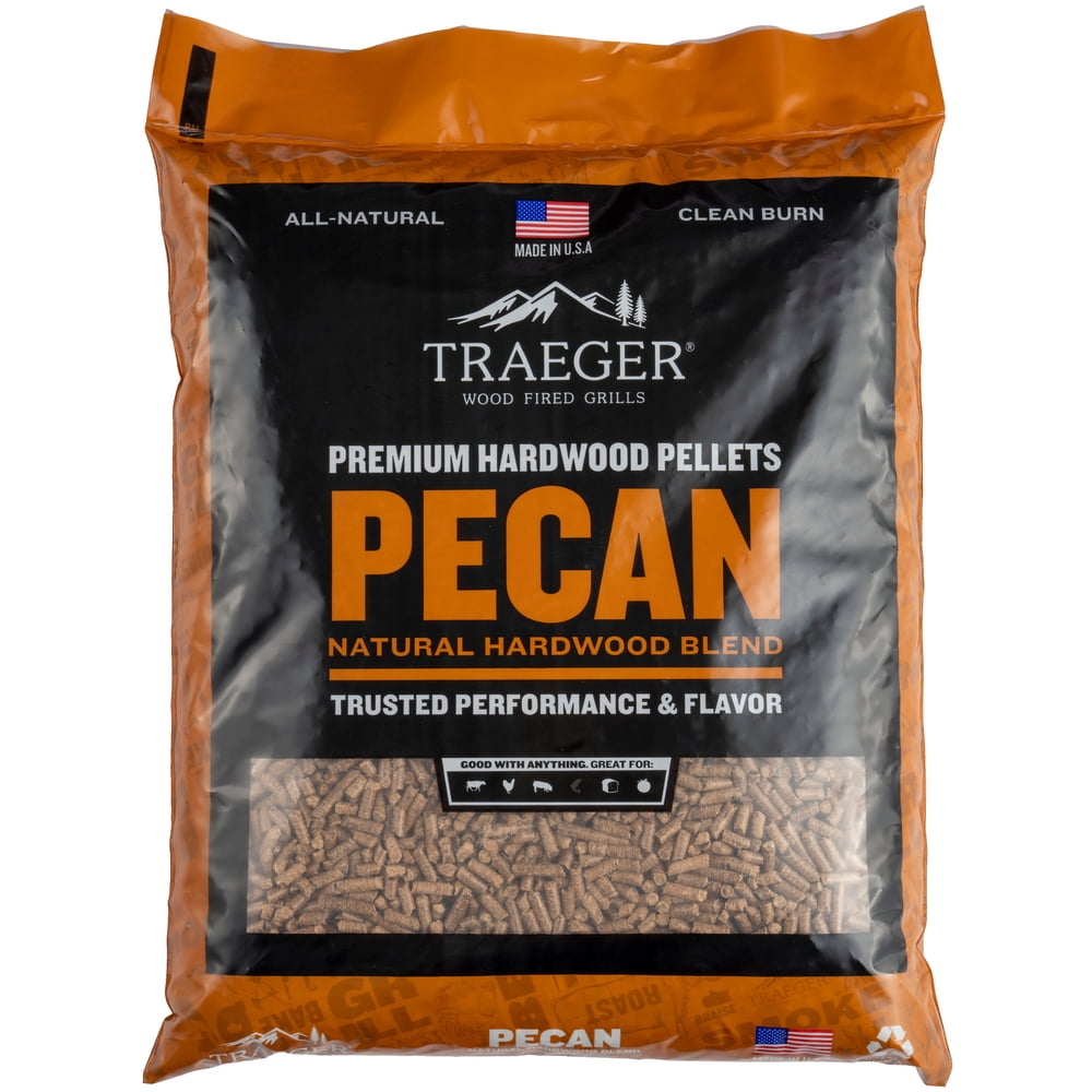 Traeger Pecan BBQ Wood Pellets, 20lbs