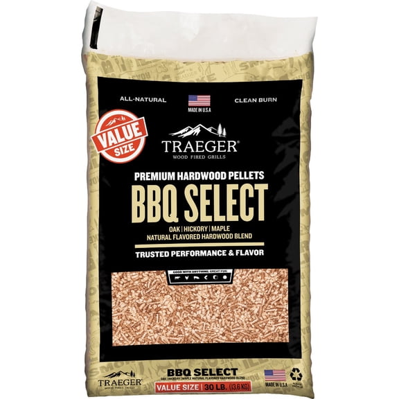 Traeger Pellet Grill Traeger BBQ Select All-Natural Wood Grilling Pellets - Pack of 2