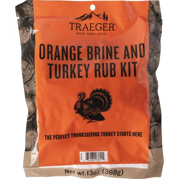 Traeger Pellet Grill Traeger Orange Brine & Turkey Rub Kit - Single Pack