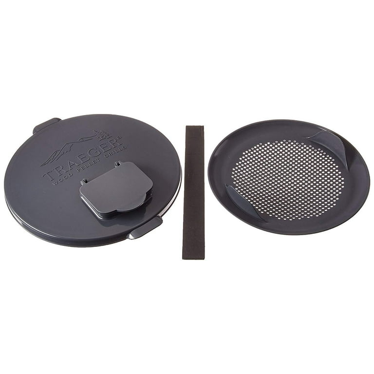 Traeger Pellet Grills BAC370 Pellet Storage Lid Filter Kit Gray