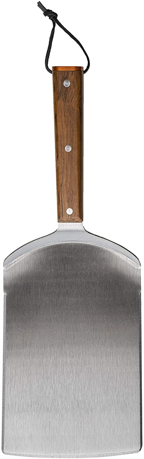 XXL Stainless Steel BBQ Grilling Spatula with Wooden Handle