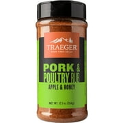 Traeger Pellet Grills Pork & Poultry Rub, Mixed Spices & Seasonings, 12.5 oz