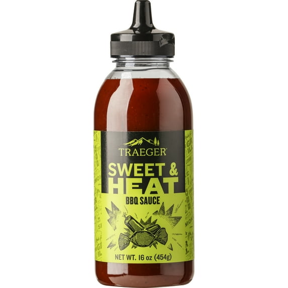 Traeger Pellet Grills Sweet and Heat Barbecue Sauce, 16 oz