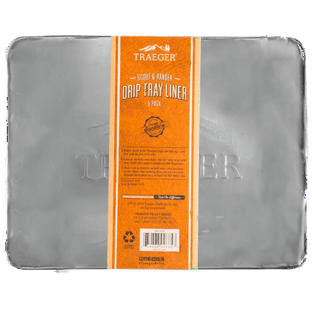 Traeger Grills - Ranger/Scout Drip Tray Liner - (5 pk)