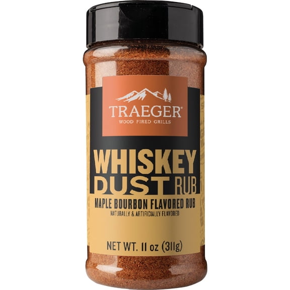 Traeger Whsky. Dust Rub with Maple Flavor