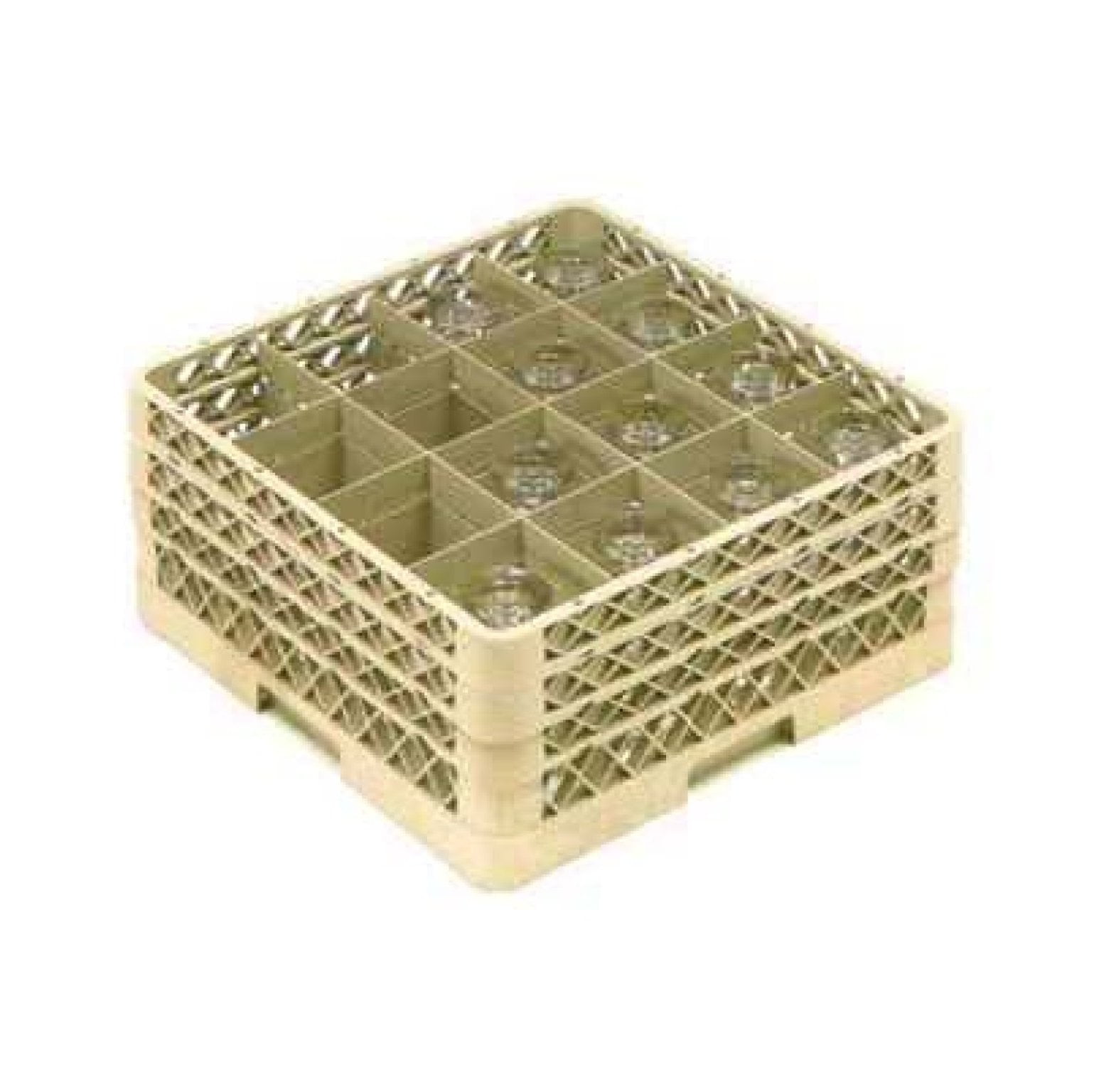 Traex (TR8DDD) Full Size Glass and Stemware Rack Beige