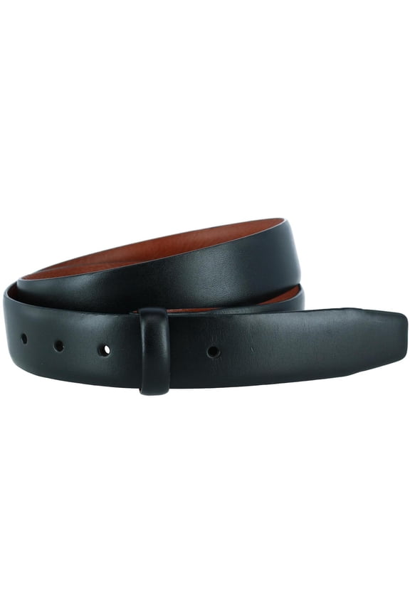 Cortina Leather No Buckle Belt Strap (Men)