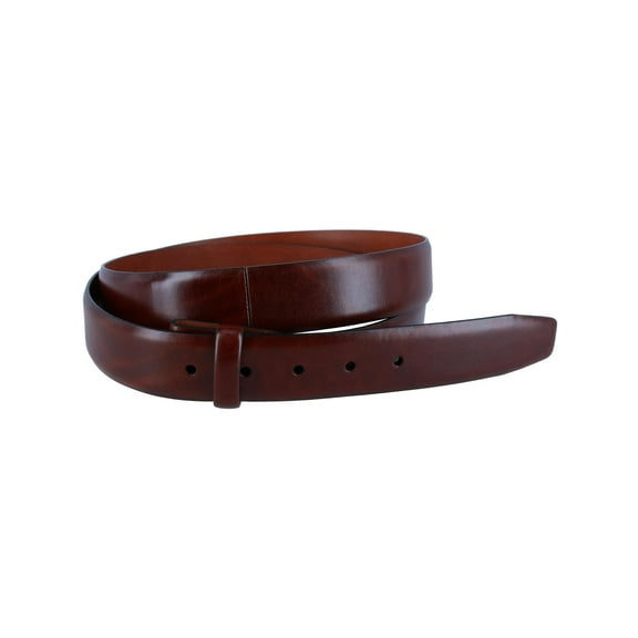 Trafalgar  Cortina Leather No Buckle Harness Belt Strap (Men)