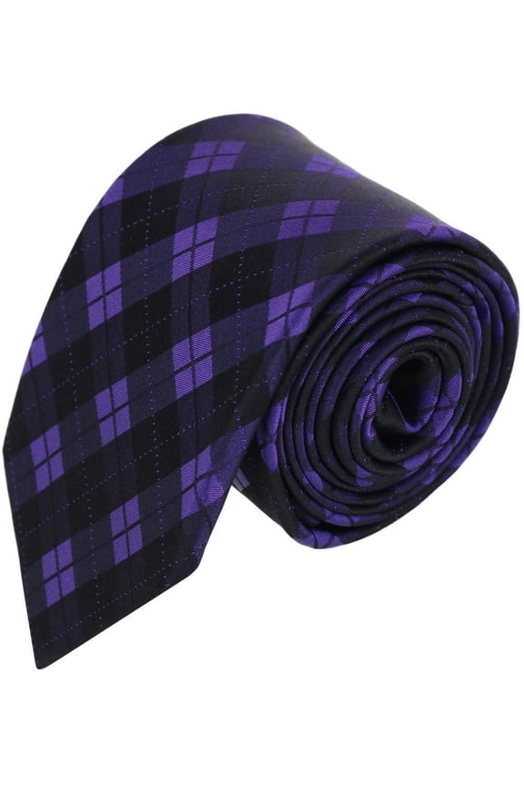 Digby Checkered Plaid Silk Necktie