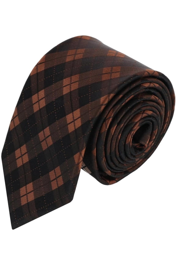 Digby Checkered Plaid Silk Necktie