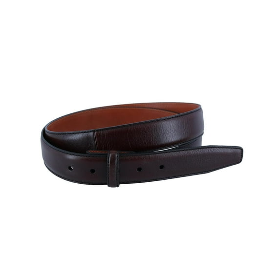 Trafalgar Feather Edge Leather No Buckle Belt Strap (Men Big & Tall)